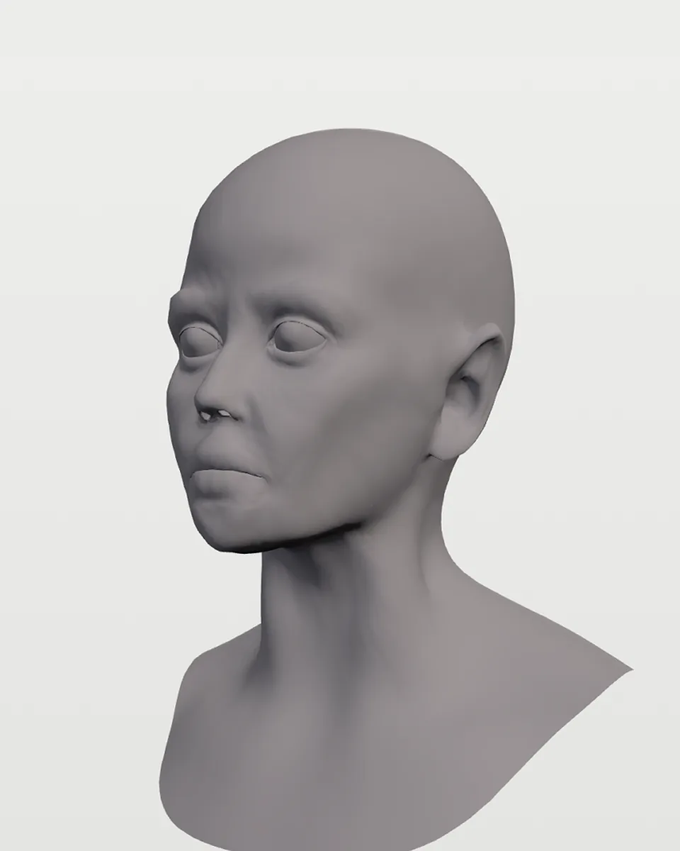 Clay head 3